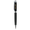 Hyde Recycled Brass Gel Ballpoint — Black (BK) — decorated product view