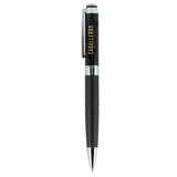 Hyde Recycled Brass Gel Ballpoint — Black (BK) — decorated product view — 3