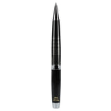 Newton Recycled Brass Gel Ballpoint — Black (BK) — blank back view — 12