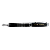 Newton Recycled Brass Gel Ballpoint — Black (BK) — decorated product view — 8