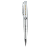 Newton Recycled Brass Gel Ballpoint — Silver (SI) — decorated product view — 3