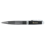 Newton Recycled Brass Gel Rollerball — Black (BK) — decorated product view — 4