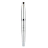 Newton Recycled Brass Gel Rollerball — Silver (SI) — blank back view — 20