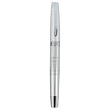 Newton Recycled Brass Gel Rollerball — Silver (SI) — blank front view — 19