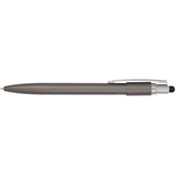 Wellable™ Recycled Fidget Stylus Pen — Gray (GY) — blank front view — 8