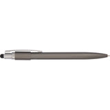 Wellable™ Recycled Fidget Stylus Pen — Gray (GY) — blank front view — 7