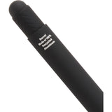 Nadine Soft Touch Recycled Gel Pen with Stylus — Black (BK) — blank detail view — 17