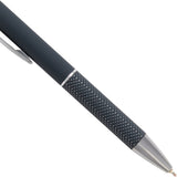 Nadine Soft Touch Recycled Gel Pen with Stylus — Navy (NY) — blank detail view — 6