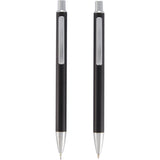 June Recycled Pen and Pencil Gift Set — Black (BK) — blank product view — 15
