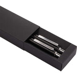 June Recycled Pen and Pencil Gift Set — Black (BK) — blank detail view — 14