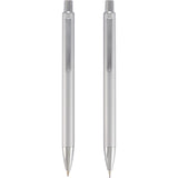 June Recycled Pen and Pencil Gift Set — Silver (SL) — blank product view — 8