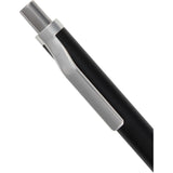 Beau Recycled Aluminum Gel Pen — Black (BK) — blank detail view — 23