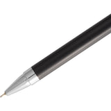 Beau Recycled Aluminum Gel Pen — Black (BK) — blank detail view — 24