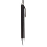 Beau Recycled Aluminum Gel Pen — Black (BK) — blank front view — 21