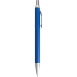 Beau Recycled Aluminum Gel Pen — Blue (BL) — blank front view — 15