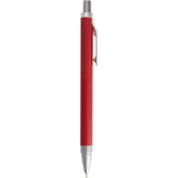 Beau Recycled Aluminum Gel Pen — Red (RD) — blank front view — 9