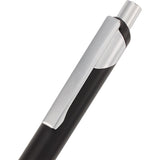 Pressley Recycled Gel Pen — Black (BK) — blank detail view — 14