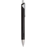 Pressley Recycled Gel Pen — Black (BK) — blank front view — 11