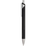 Pressley Recycled Gel Pen — Black (BK) — blank front view — 12