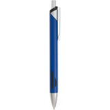 Pressley Recycled Gel Pen — Blue (BL) — blank front view — 18