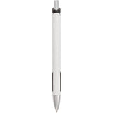 Pressley Recycled Gel Pen — White (WH) — blank back view — 8