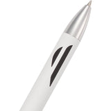 Pressley Recycled Gel Pen — White (WH) — blank detail view — 5