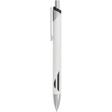 Pressley Recycled Gel Pen — White (WH) — blank front view — 4