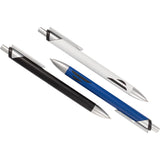 Pressley Recycled Gel Pen — White — blank product view — 9