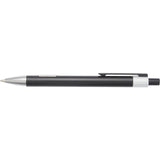 Riley Recycled Gel Pen — Black (BK) — blank front view — 5