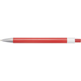 Riley Recycled Gel Pen — Red (RD) — blank product view — 25