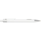 Riley Recycled Gel Pen — White (WH) — blank front view — 19
