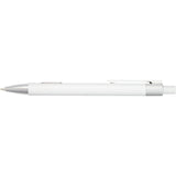 Riley Recycled Gel Pen — White (WH) — blank front view — 20