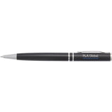 Blair Recycled Gel Pen — Black (BK) — decorated front view — 9