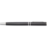 Blair Recycled Roller Ball Pen — Black (BK) — blank front view — 14