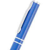 Blair Recycled Roller Ball Pen — Blue (BL) — blank detail view — 27
