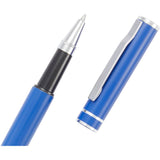 Blair Recycled Roller Ball Pen — Blue (BL) — blank detail view — 25