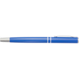 Blair Recycled Roller Ball Pen — Blue (BL) — blank front view — 24