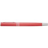 Blair Recycled Roller Ball Pen — Red (RD) — blank front view — 4