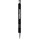 Richmont Ballpoint — Black (BK) — decorated front view — 3