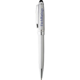 Bristol Ballpoint Stylus — Silver (SL) — decorated front view — 2