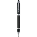 Luna Roller Ball Stylus — Black (BK) — blank front view — 6