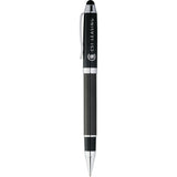 Luna Roller Ball Stylus — Black (BK) — decorated front view — 3