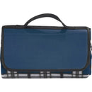 Padded Water-Resistant Fleece Picnic Blanket 1070-15 — Navy (NY) — view 8