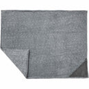 Heathered Fuzzy Fleece Blanket 1080-49 — Charcoal (CA) — view 3
