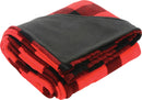 Buffalo Plaid Ultra Plush Throw Blanket 1081-06 — Red (RD) — view 4