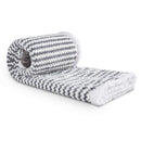 Field & Co.® Chevron Striped Sherpa Blanket 1081-12 — Gray (GY) — view 5