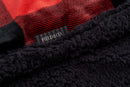 Field & Co.® Buffalo Plaid Sherpa Blanket 1081-51 — Red/Black (RDBK) — view 2