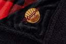Field & Co.® Buffalo Plaid Sherpa Blanket 1081-51 — Red/Black (RDBK) — view 3