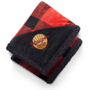Field & Co.® Buffalo Plaid Sherpa Blanket 1081-51 — Red/Black (RDBK) — view 1