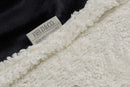 Field & Co. 100% Recycled PET Sherpa Blanket 1081-58 — Black (BK) — view 4